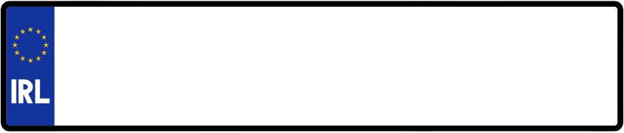Blank Registration Plate